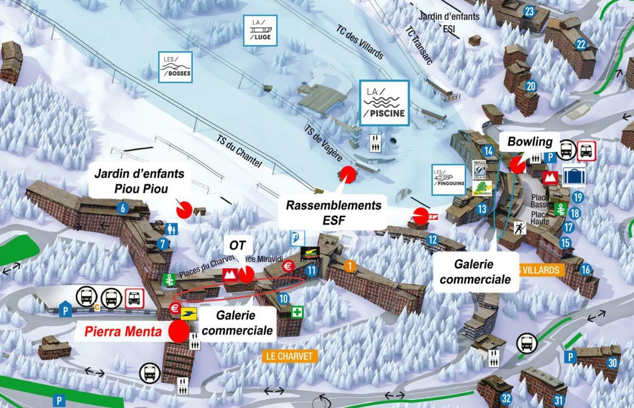 Les Arcs  Arc 1800 Pierra Menta 아파트 외부 사진